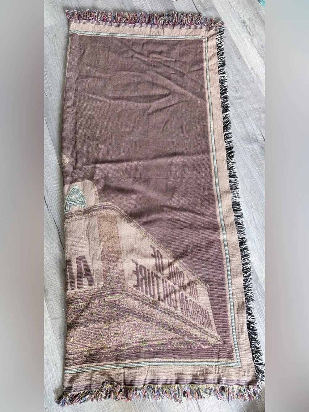 Hudson & Company Apollo tapestry blanket the would of American culture